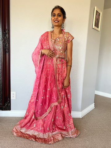 Pink/Gold 3-Piece Outfit (worn once)