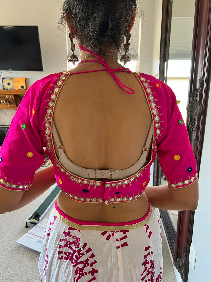 2-Piece Outfit (no scarf) Pink and Gold