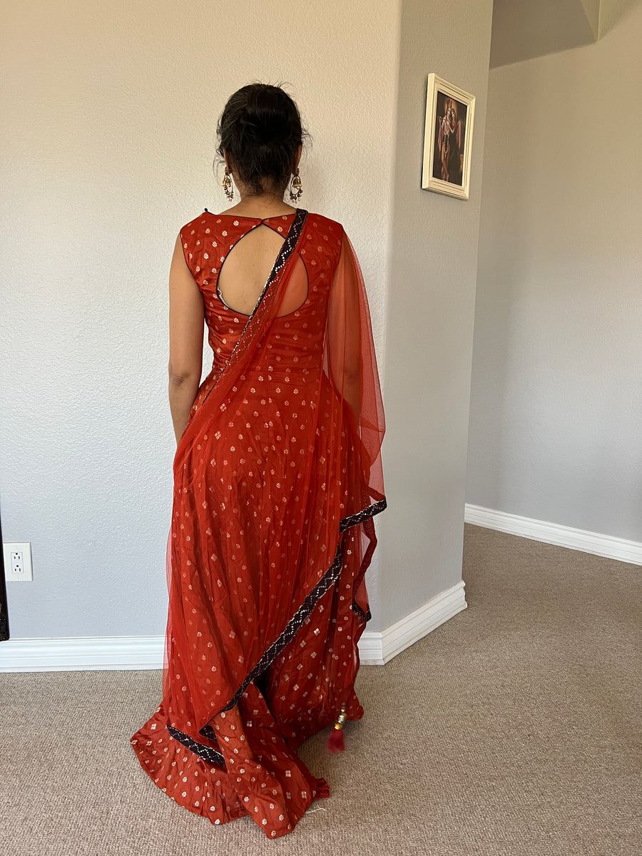 3-Piece Set (Dress, Pants, Scarf) Brand New