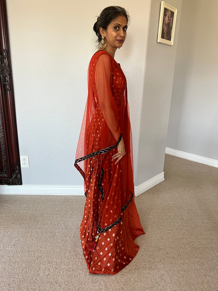 3-Piece Set (Dress, Pants, Scarf) Brand New