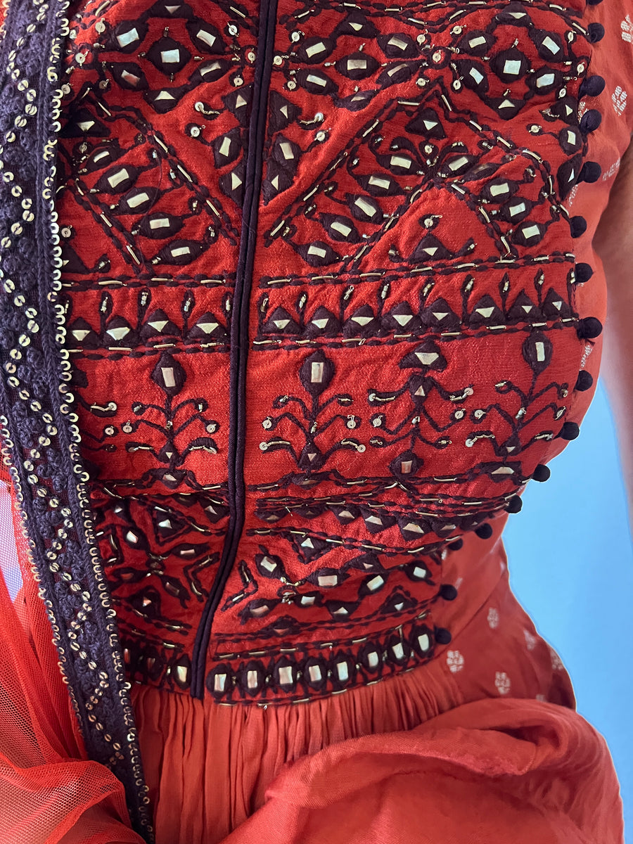 3-Piece Set (Dress, Pants, Scarf) Brand New