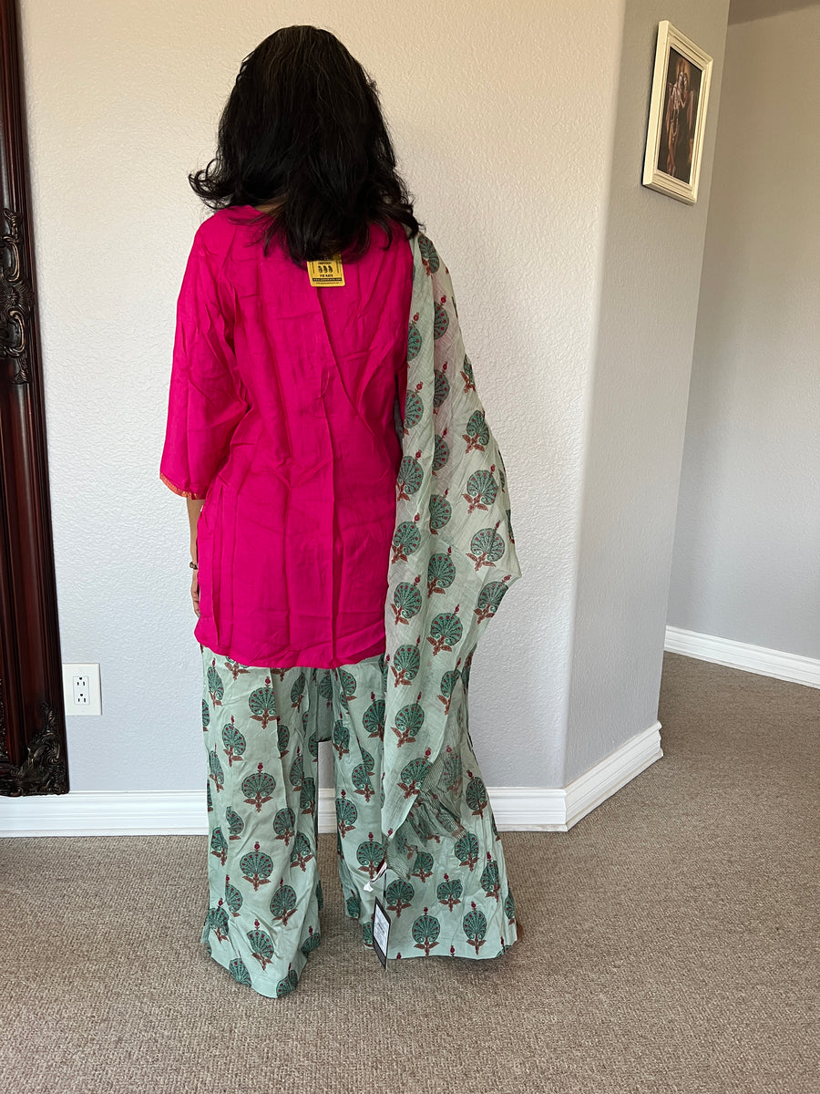 3-Piece Outfit (Top, Pants, Scarf) Brand New