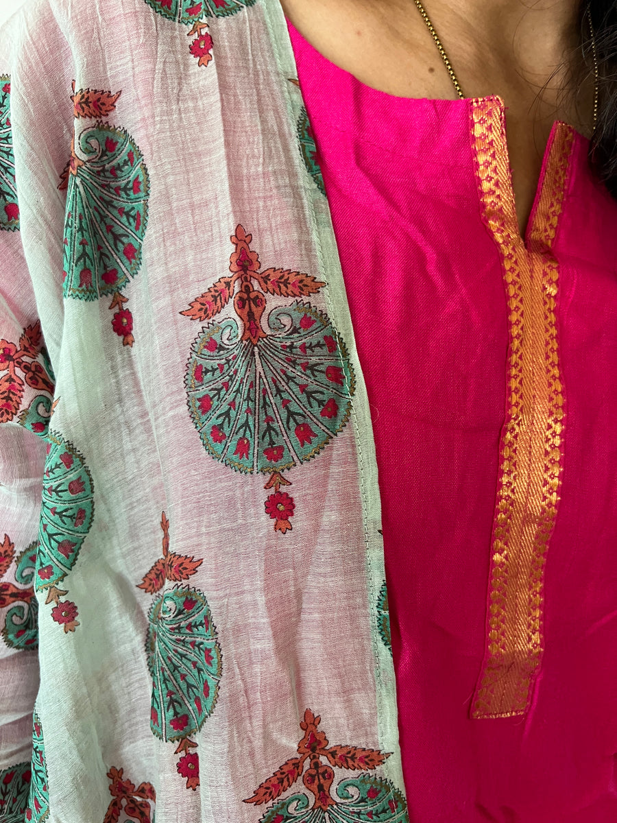 3-Piece Outfit (Top, Pants, Scarf) Brand New