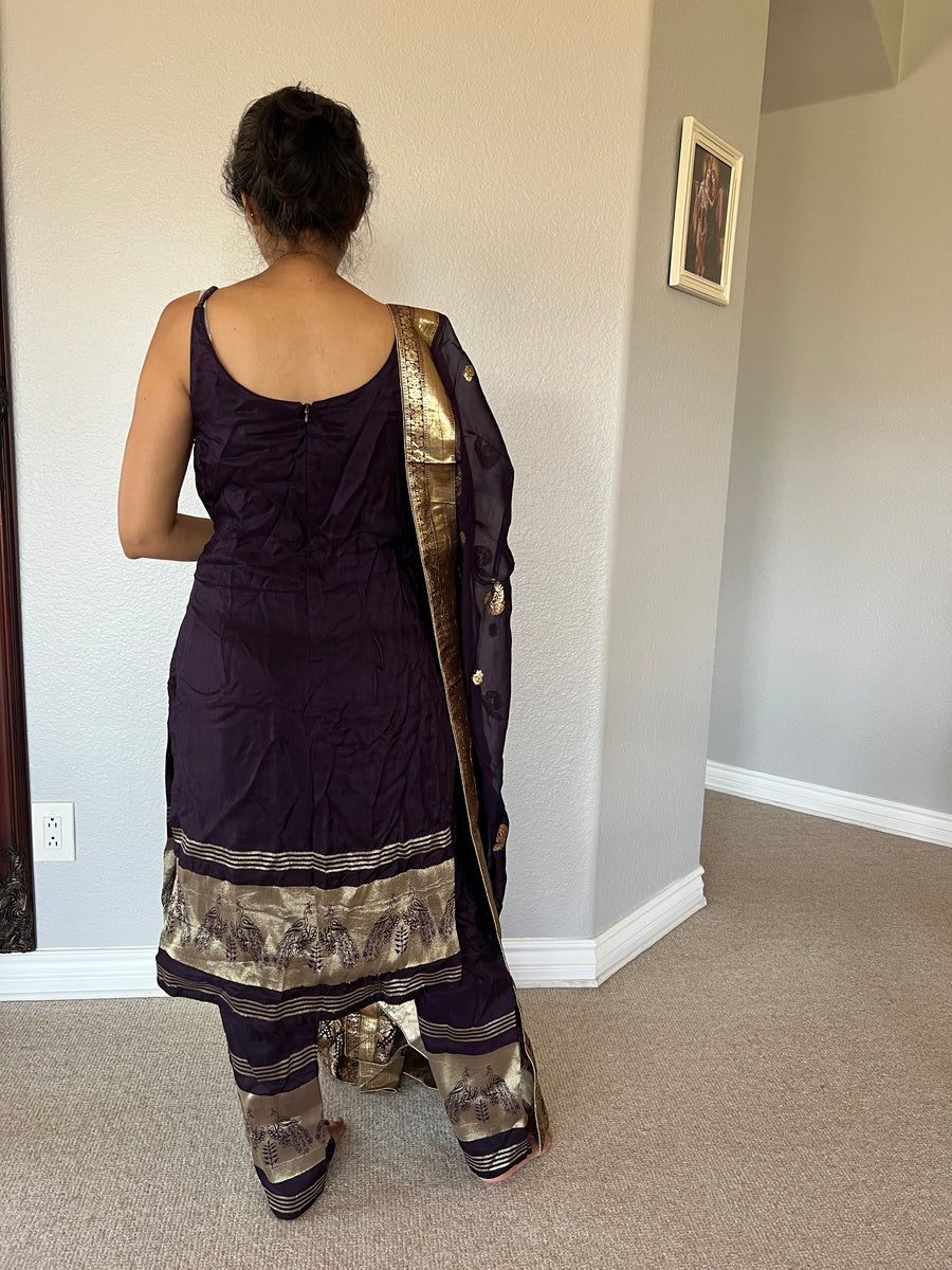 Always Raas 3-Piece Set (Top, Pants, Scarf) NWT