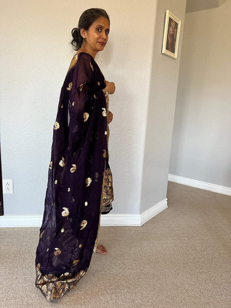 Always Raas 3-Piece Set (Top, Pants, Scarf) NWT