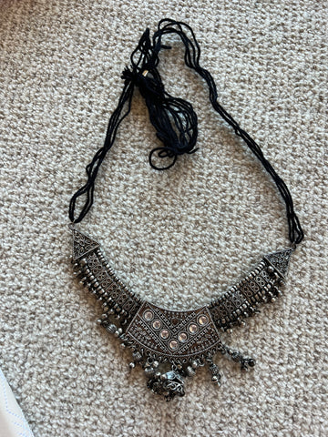 Black and Silver Necklace
