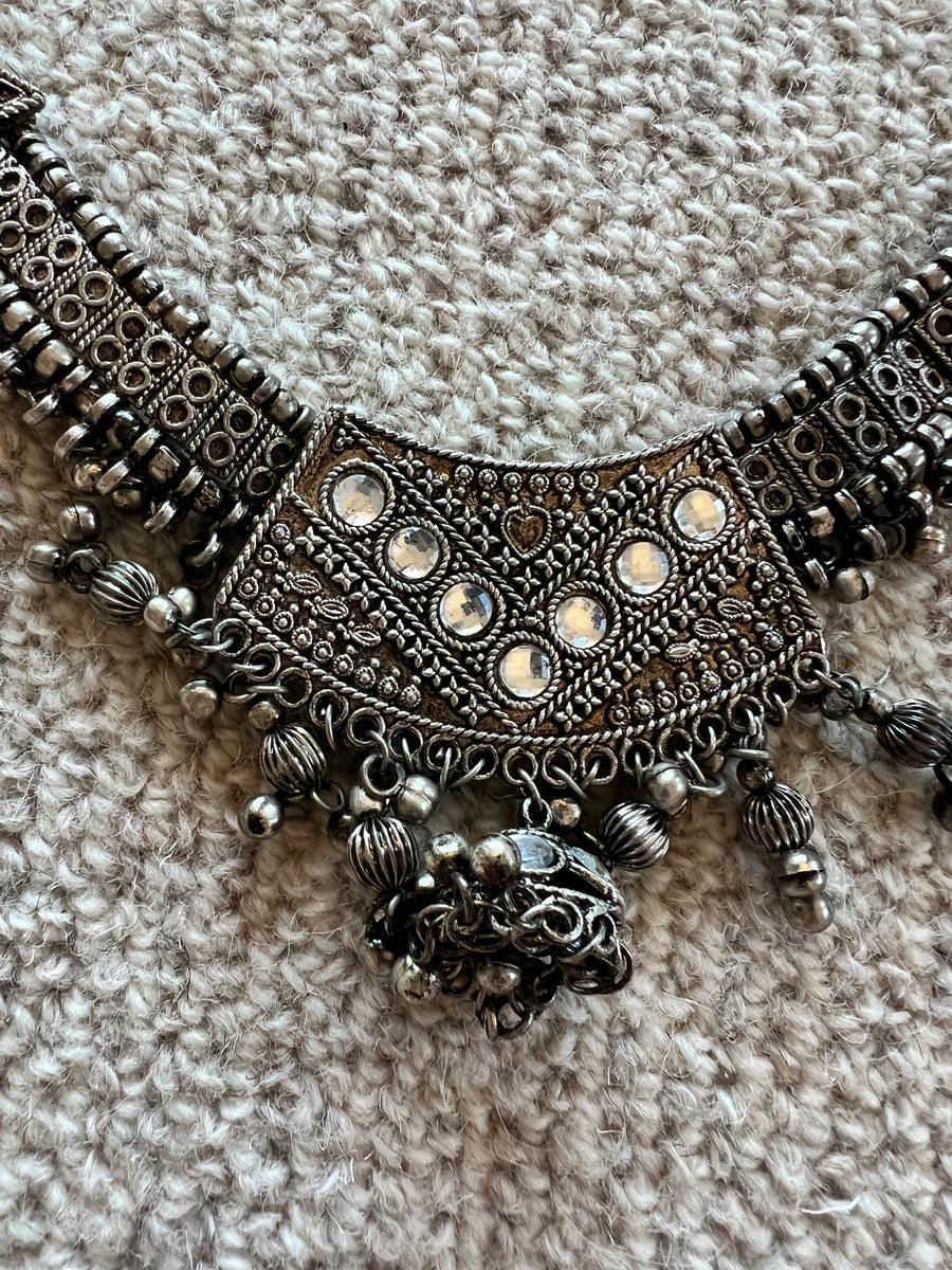 Black and Silver Necklace