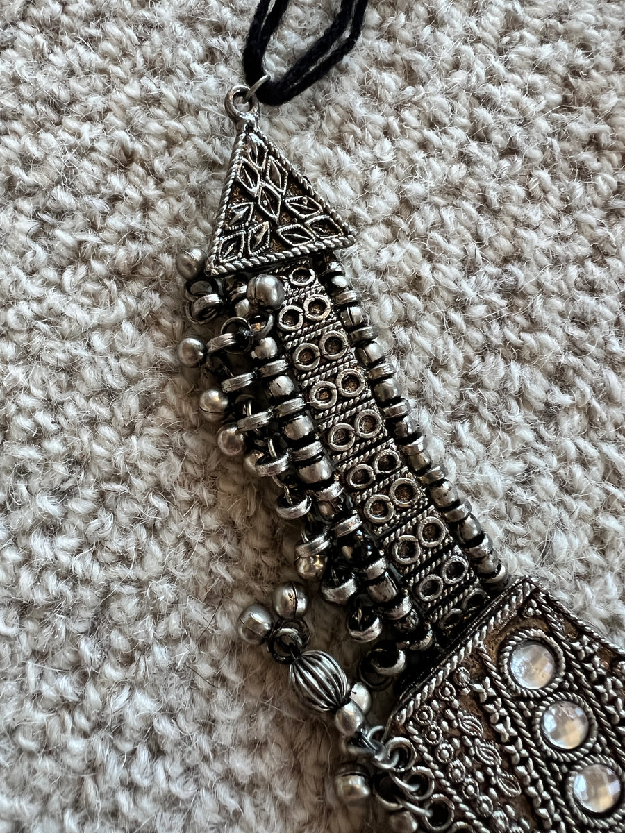 Black and Silver Necklace