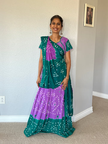 Classic Bandhani 3-Piece Outfit