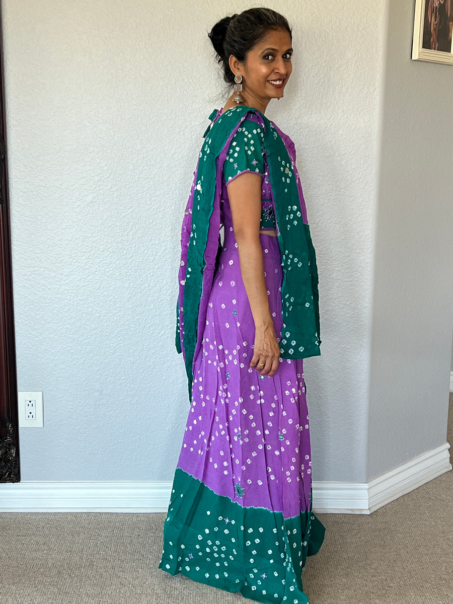 Classic Bandhani 3-Piece Outfit