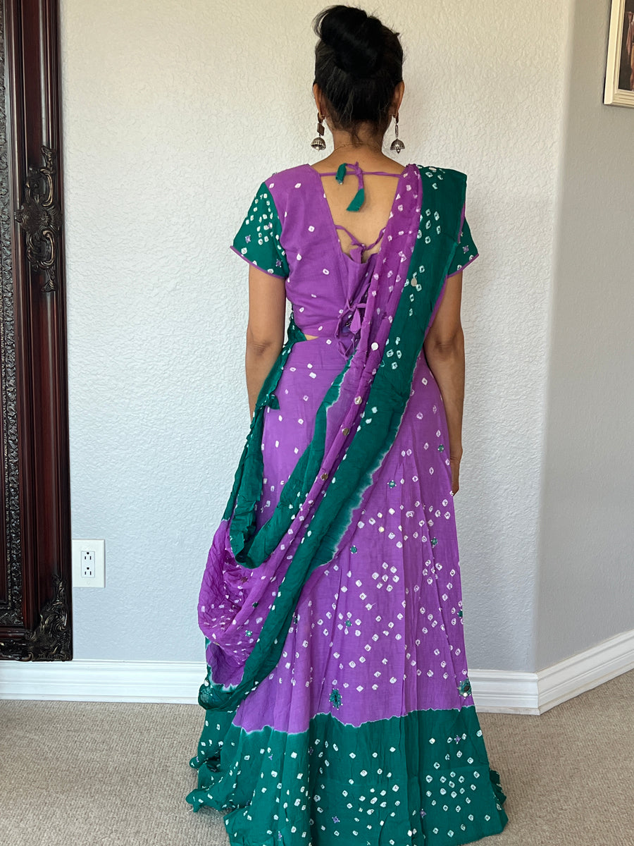 Classic Bandhani 3-Piece Outfit