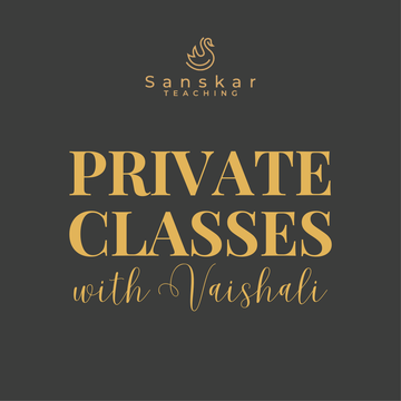 Private Tutoring with Vaishali Patel (30 minutes each)