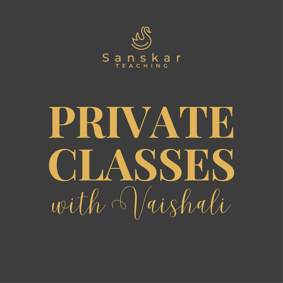 Private Tutoring with Vaishali Patel (45 minutes each)
